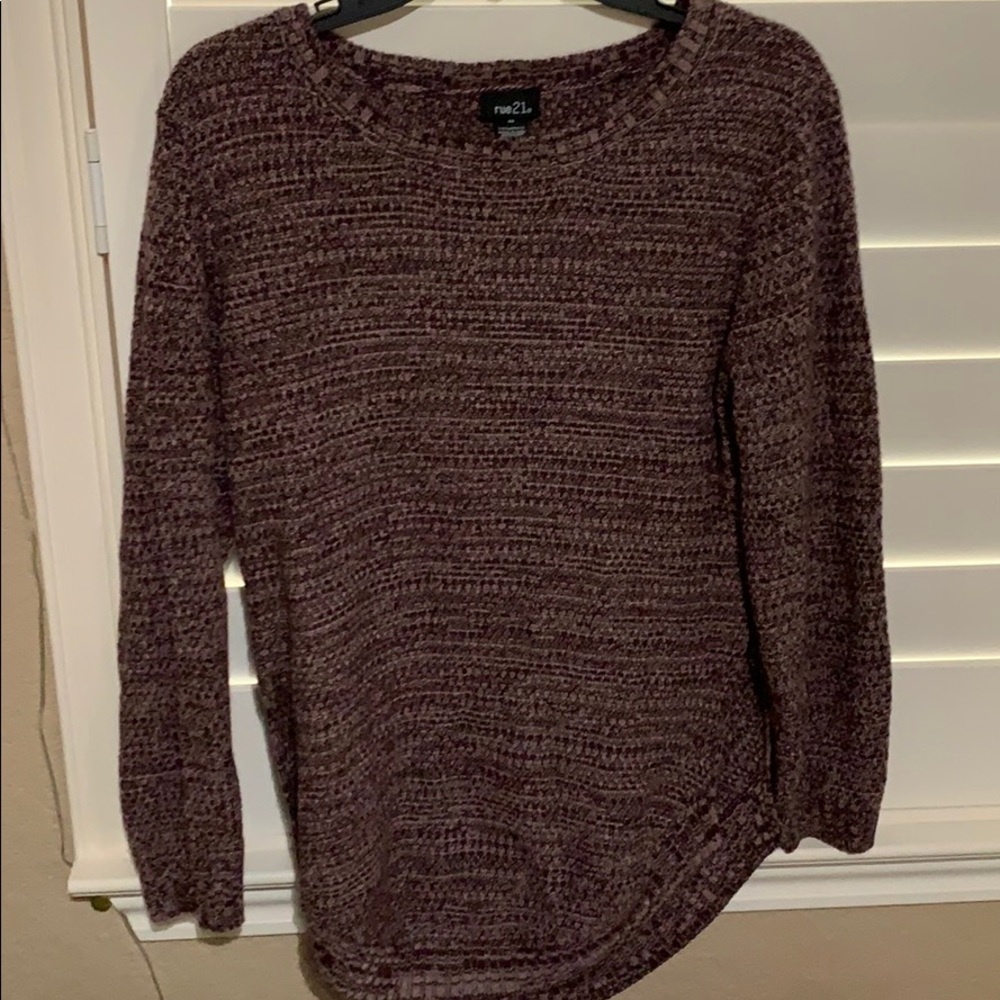 Oversized long sleeve sweater